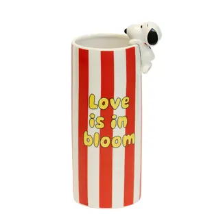 Blogo Design Vase Snoopy Love Is In Bloom - rouge