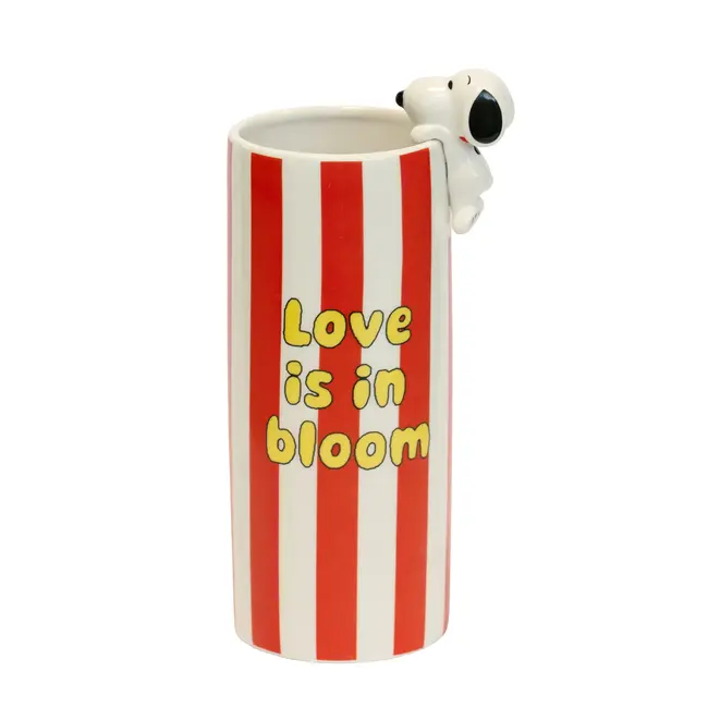 Blogo Design Vaas Snoopy Love Is In Bloom - rood