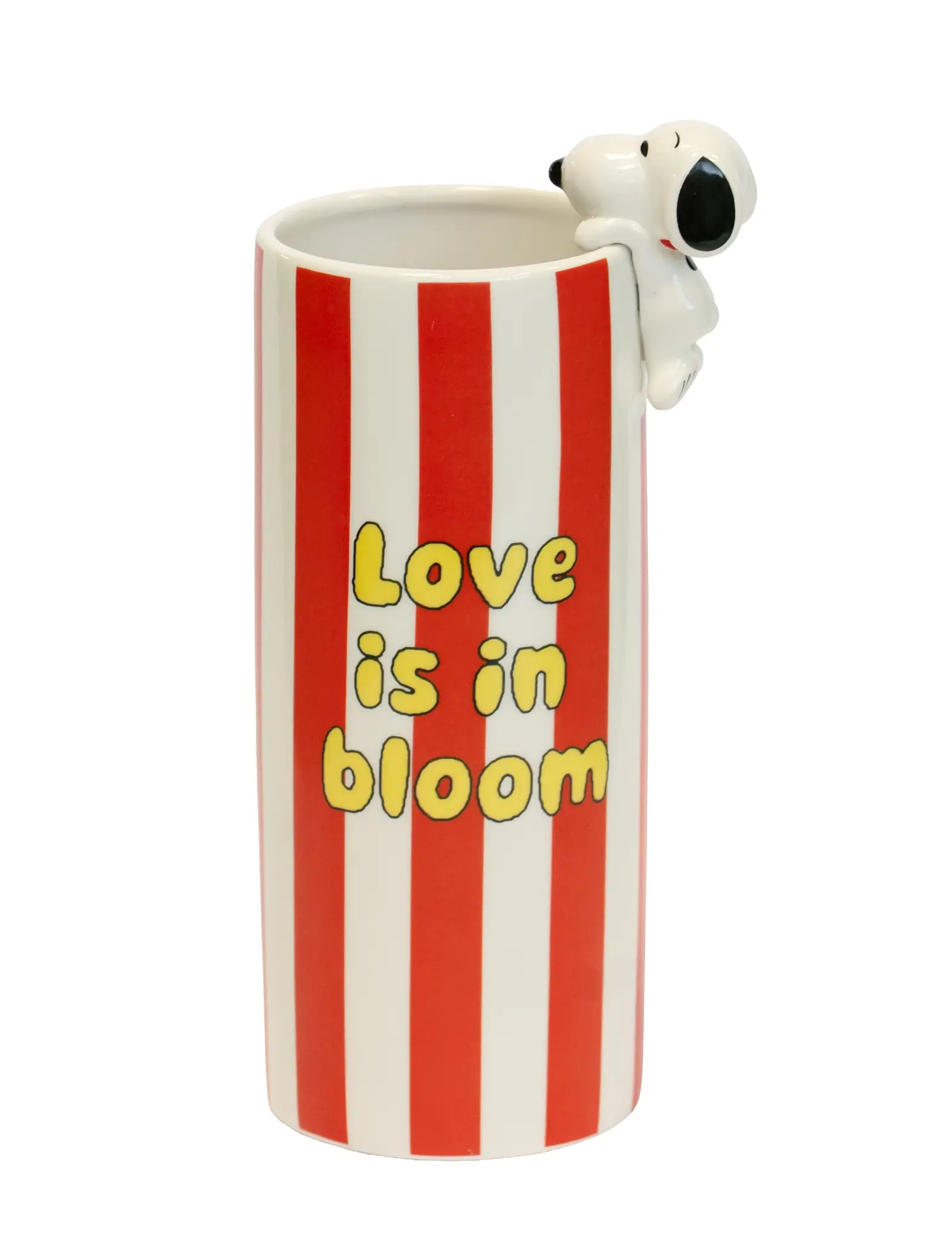 Vaas Snoopy Love Is In Bloom - rood - Blogo Design