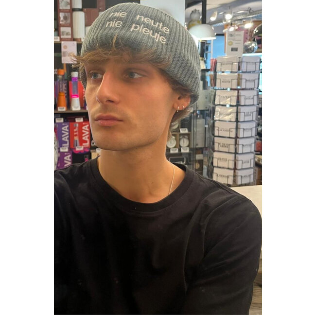 Urban Merch - Beanie Nie Neute Nie Pleuje - Strickmütze - petrol (blau-grün)