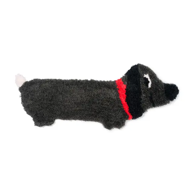 Bitten - Rug Fluffy Stretched Sausage Dog - Dachshund - high-pile