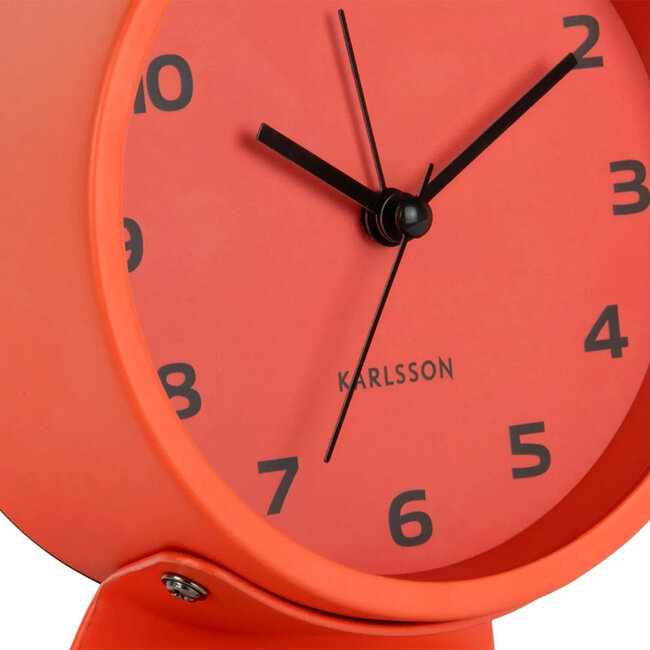 Karlsson - Wekker Cool Retro - oranje