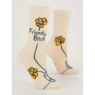 Blue Q Socken Friendly Bitch - Damen Blue Q Socken Friendly Bitch - Damen