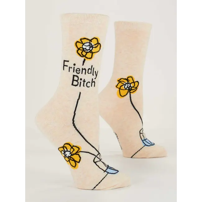 Blue Q Chaussettes Friendly Bitch - femmes