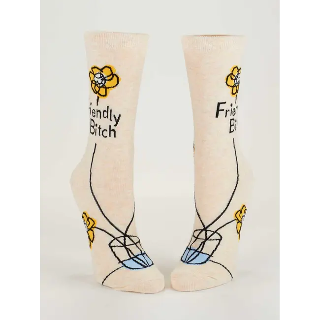 Blue Q - Socken Friendly Bitch - Größe 36-41 (Damen)