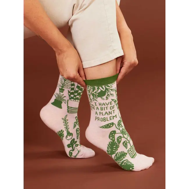 Blue Q - Chaussettes I Have A Bit Of A Plant Problem - taille 36-41 (femmes)