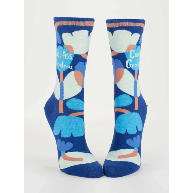 Blue Q - Sokken / Kousen Cool Ass Grandma - maat 36-41 (vrouwen)