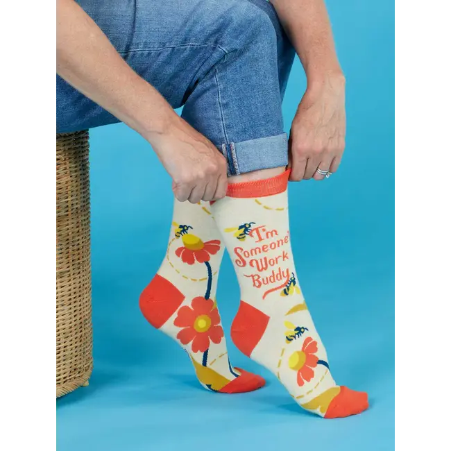 Blue Q - Chaussettes I'm Someone's Work Buddy - taille 36-41 (femmes)