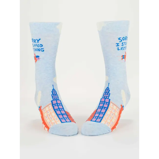 Blue Q - Socken I Stopped Listening - Größe 40-46 (Herren)