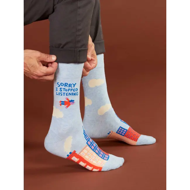 Blue Q - Socken I Stopped Listening - Größe 40-46 (Herren)