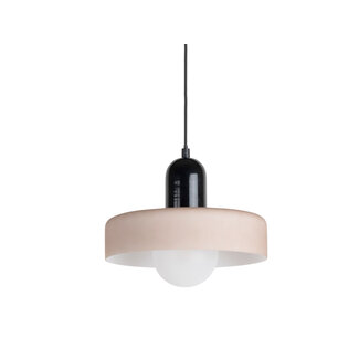 Leitmotiv Hanglamp Opaco Grato - zwart en warm grijs