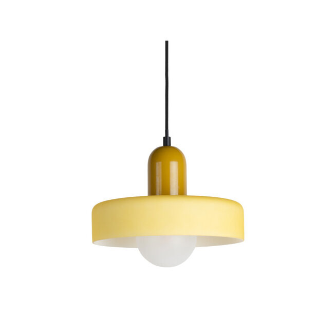 Leitmotiv - Pendant Lamp Opaco Grato - yellow
