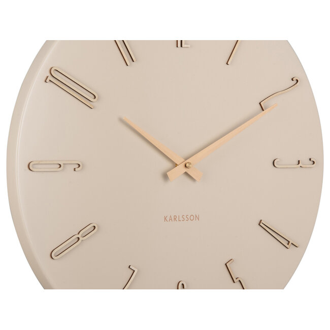 Karlsson - Wall Clock Esmerado - off-white