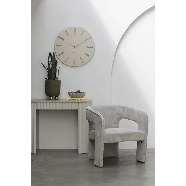 Karlsson - Horloge Murale Esmerado Large - blanc cassé