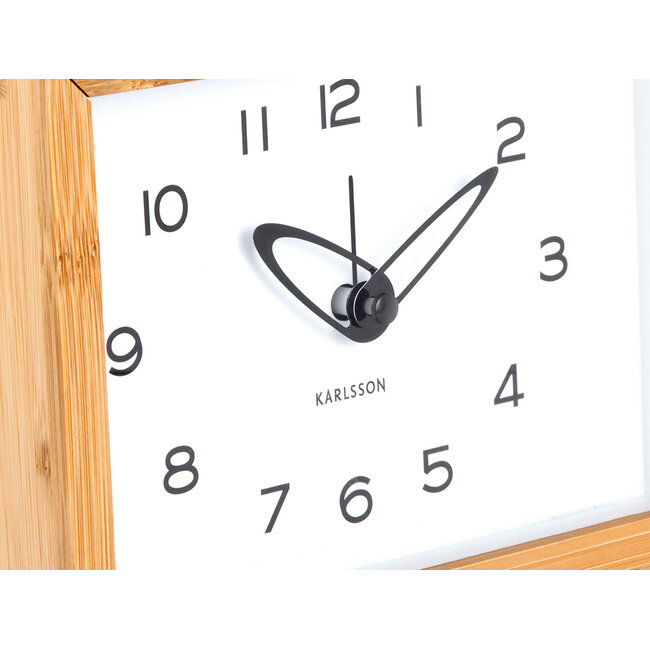 Karlsson - Alarm Clock Tipico - white