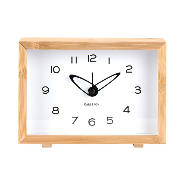 Karlsson - Alarm Clock Tipico - white
