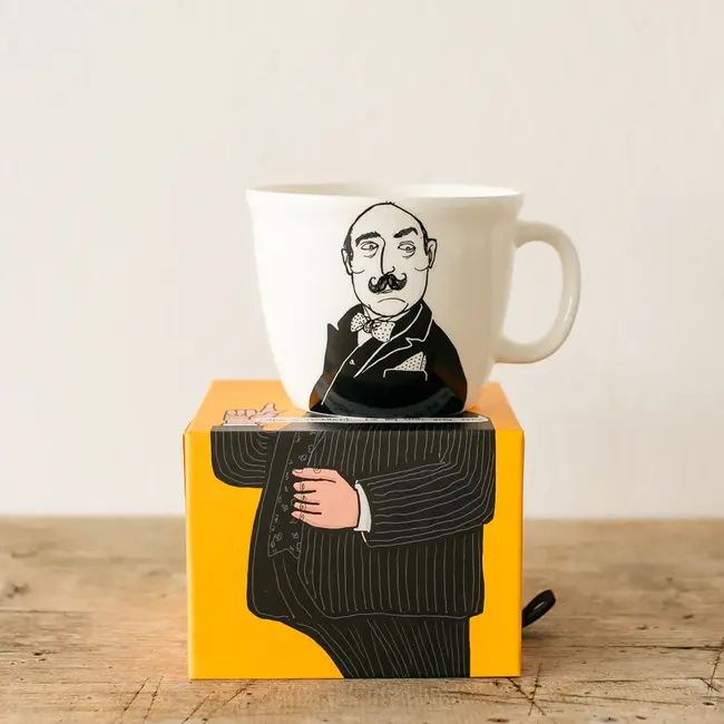 PolonaPolona - Mug Hercule, The Eggheaded One