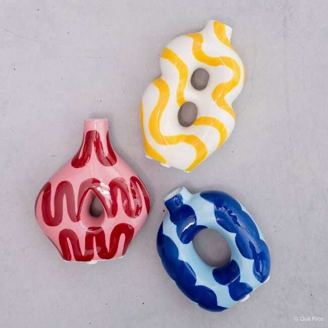 Que Rico - Mini Vase Red