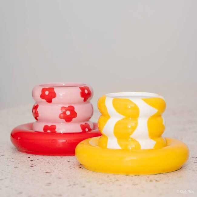 Que Rico - Tasse avec Soucoupe Casimiro - Dancing Daisies