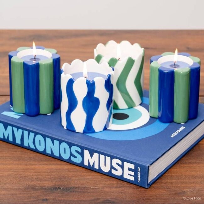 Que Rico - Scented Candle Gracia - Amor Del Color Blue