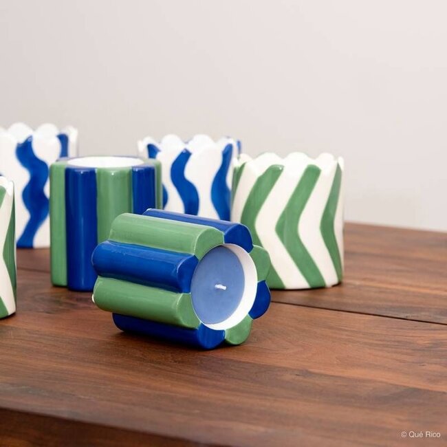 Que Rico - Scented Candle Gracia - Amor Del Color Blue