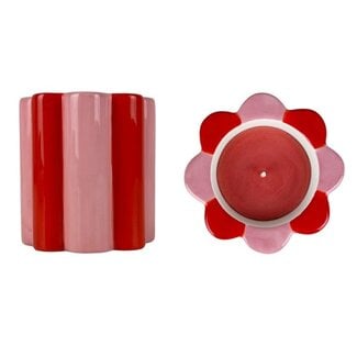 Que Rico Scented Candle Gracia - Amor Del Color Red Que Rico Scented Candle Gracia - Amor Del Color Red