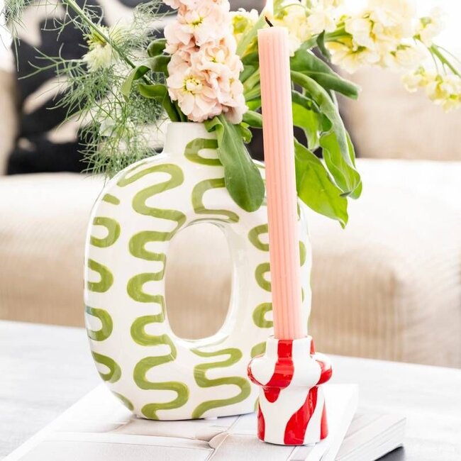 Que Rico - Candle Holder Ramiro - Happy Waves