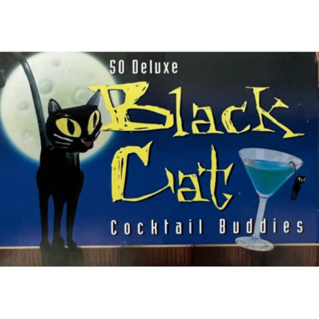 Cocktail Buddies Black Cat - set van 50 stuks