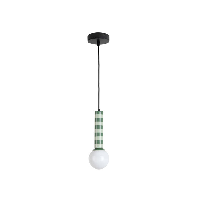Leitmotiv - Pendant Lamp Rayado - jungle green