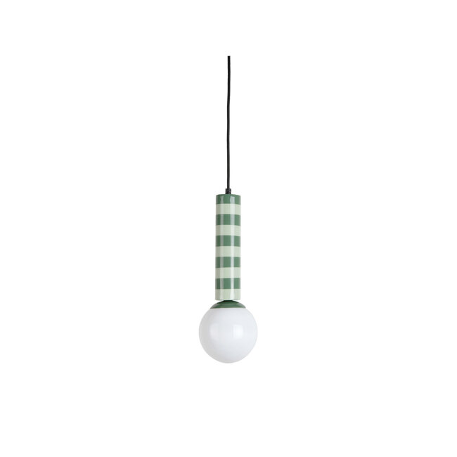 Leitmotiv Lampe Suspendue Rayado - vert jungle