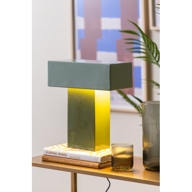 Leitmotiv - Table Lamp Grato Recto - jungle green