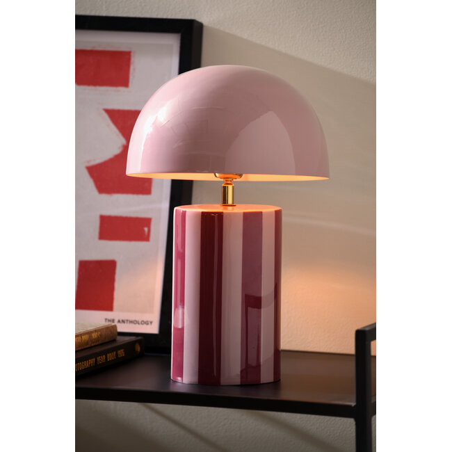 Leitmotiv - Table Lamp Rayado - mauve