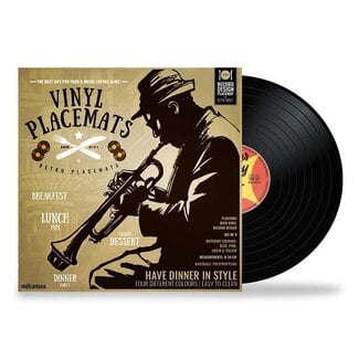 Placemats Vinylplaat - set van 4