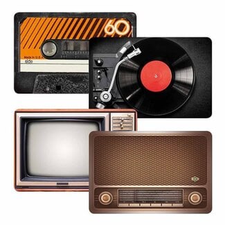 Retro Placemats - set van 4