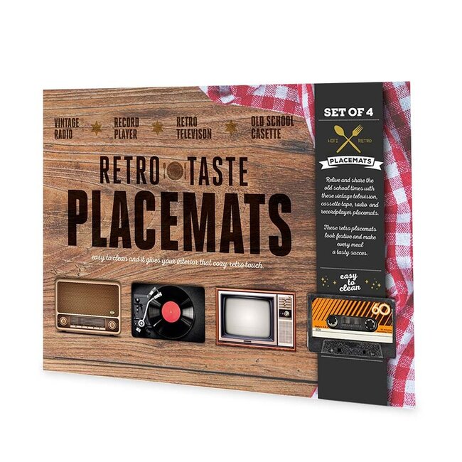 Retro Placemats - set van 4
