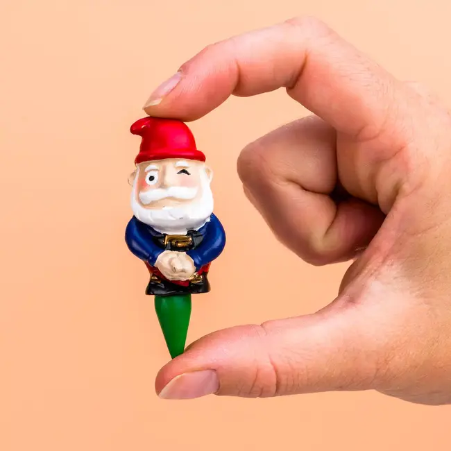 Gift Republic - Marqueurs de Pots de Plantes Gnome Coquin - ensemble de 4