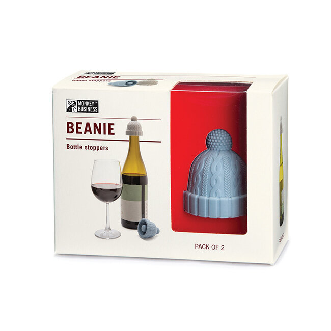 Monkey Business - Wijn Flesstop Beanie - set van 2
