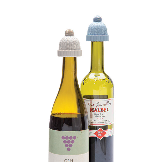 Monkey Business Bouchon de Bouteille de Vin Bonnet Beanie - lot de 2