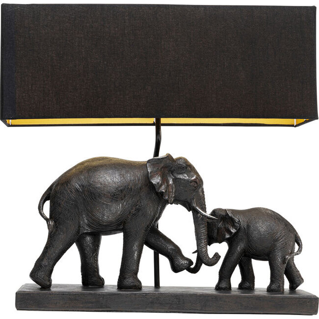Lampe de Table - Lampe Animalière Famille Éléphants