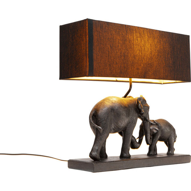 Lampe de Table - Lampe Animalière Famille Éléphants