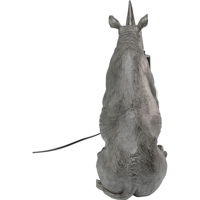 Kare Design – Tischleuchte – Tierleuchte Sitzendes Nashorn