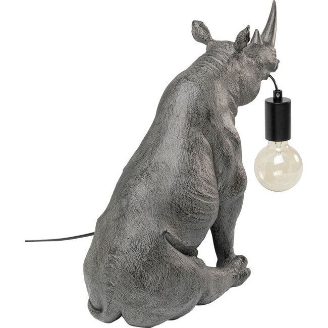 Kare Design - Tafellamp - Dierenlamp Zittende Neushoorn