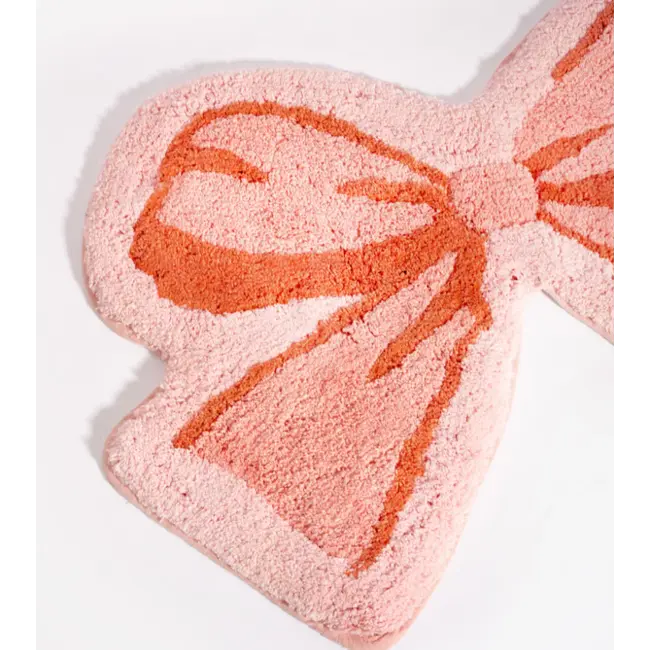 L'Expressionist - Tapis de Bain Nœud - rose/orange