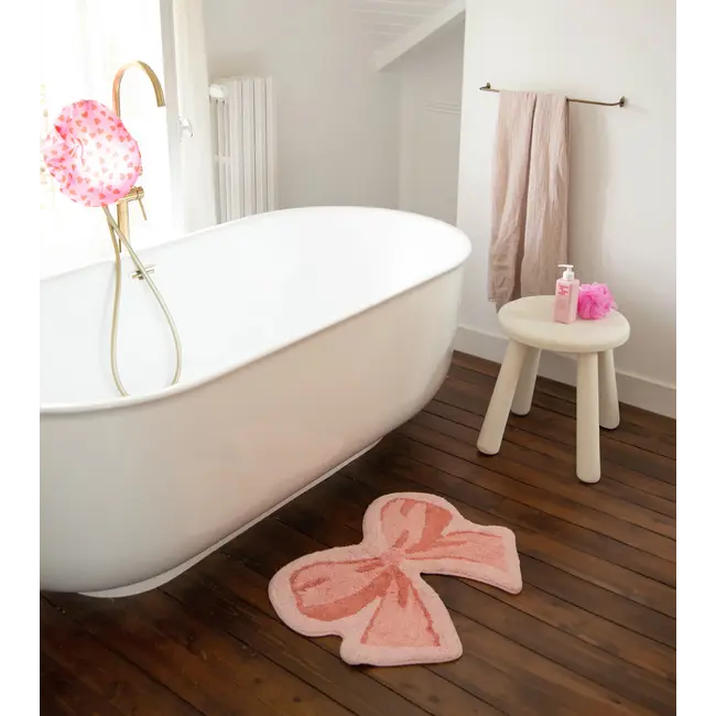 L'Expressionist - Tapis de Bain Nœud - rose/orange