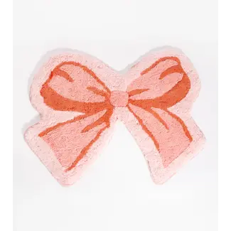 L'expressionist Bath Mat Boudoir Bow - pink/orange L'expressionist Bath Mat Boudoir Bow - pink/orange