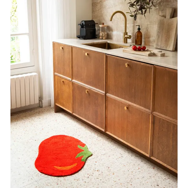 L'Expressionist - Tapis de Bain Tomate