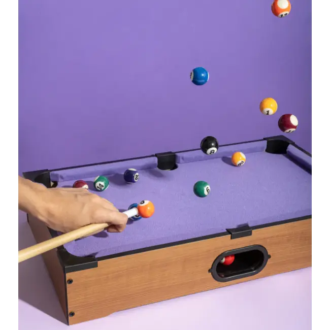 L'expressionist - Miniature Pool Table - Tabletop Pool Set