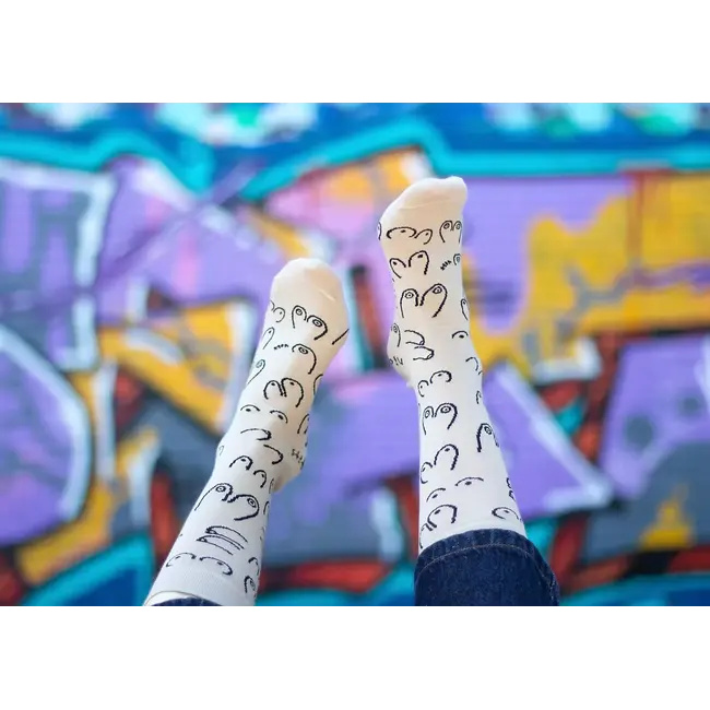 Eat Mielies - Socks Titties - beige