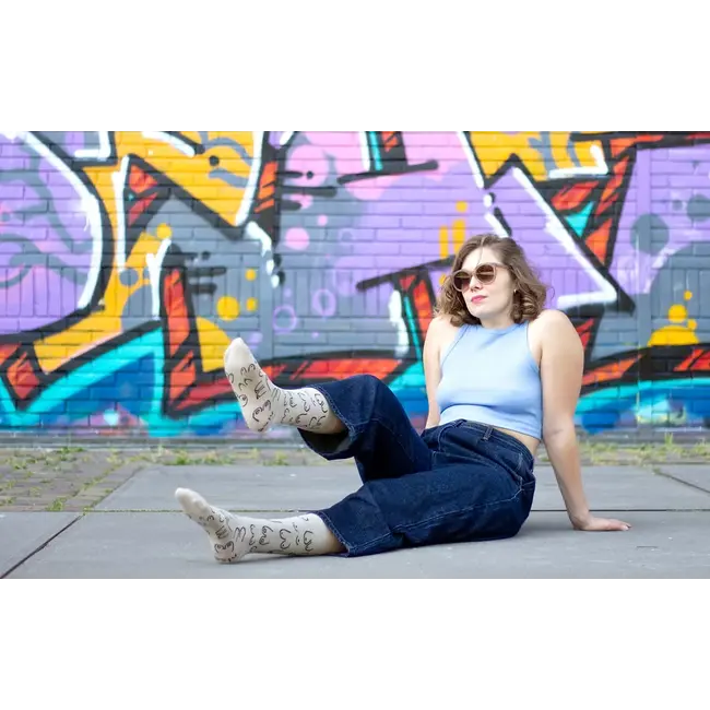 Eat Mielies - Socks Titties - beige