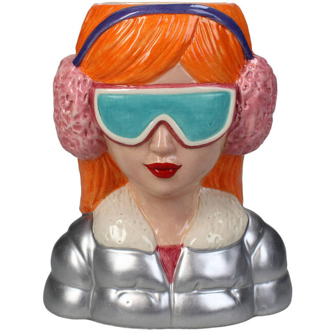 Kersten - Mini Vaas Fashion Ski Lady